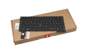 5N21A21745 original Lenovo keyboard DE (german) black/black with backlight and mouse-stick