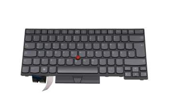 5N21B08351 original Lenovo keyboard DE (german) black/grey with backlight and mouse-stick