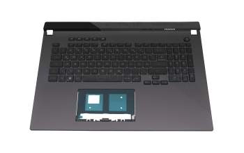 6036B0293701 original Asus keyboard incl. topcase DE (german) black/grey with backlight