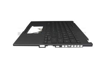 6037B0210013 original Asus keyboard incl. topcase DE (german) black/black with backlight