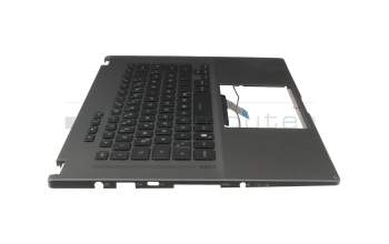 6037B0233213 original IEC keyboard incl. topcase DE (german) black/black with backlight