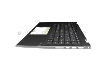 6070B1744903 original HP keyboard incl. topcase DE (german) black/black/silver without backlight