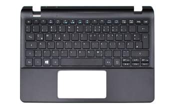 60VA1N7011 original Acer keyboard incl. topcase DE (german) black/black