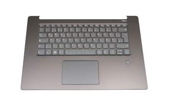 6620332179 original Lenovo keyboard incl. topcase DE (german) grey/grey with backlight