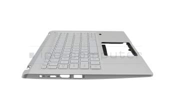 6B.AB1N2.001 original Acer keyboard incl. topcase US (english) silver/silver with backlight