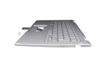 6B.AHBN7.011 original Acer keyboard DE (german) silver with backlight