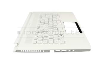 6B.C4HN1.009 original Acer keyboard incl. topcase DE (german) white/white with backlight