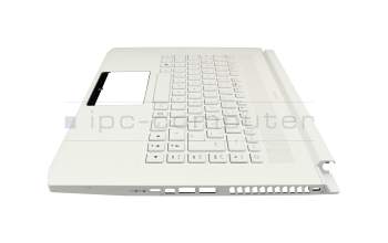 6B.C4HN1.009 original Acer keyboard incl. topcase DE (german) white/white with backlight