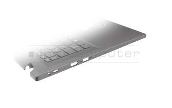 6B.KJLN7.011 original Acer keyboard incl. topcase DE (german) grey/grey with backlight