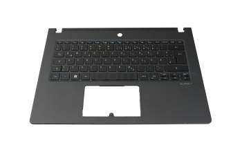 6B.VM6N8.020 original Acer keyboard incl. topcase DE (german) black/black with backlight