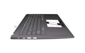 6BABDN2014 original Acer keyboard incl. topcase DE (german) grey/grey with backlight