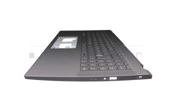 6BK3BN2014 original Acer keyboard incl. topcase DE (german) grey/grey with backlight