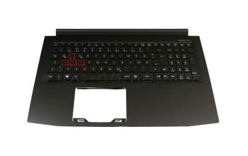 6BQ3FN2011 original Acer keyboard incl. topcase DE (german) black/black with backlight