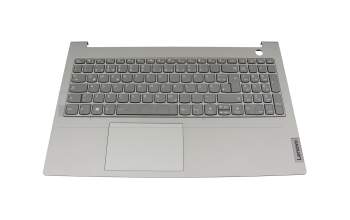 7010564200019 original Lenovo keyboard incl. topcase DE (german) grey/grey with backlight