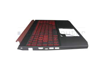 71NHKP2BO015 original Acer keyboard incl. topcase DE (german) black/black/red with backlight