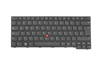 74K003G original Lenovo keyboard DE (german) black/black matte with mouse-stick