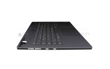 831020101082A original Lenovo keyboard incl. topcase DE (german) grey/grey with backlight