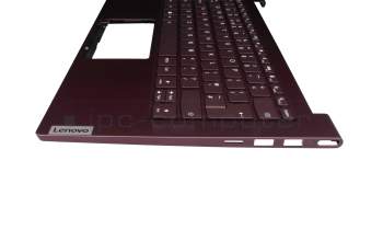 8SSN20W85052G1SG094B1LY original Lenovo keyboard incl. topcase UK (english) purple/purple with backlight