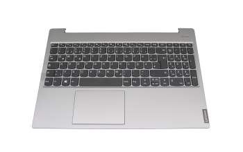 8SST60R45354 original Lenovo keyboard incl. topcase DE (german) grey/silver