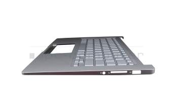 90NB0LP2-R31GE1 original Asus keyboard incl. topcase DE (german) silver/silver with backlight