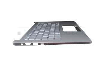 90NB0LP2-R31GE2 original Asus keyboard incl. topcase DE (german) silver/silver with backlight