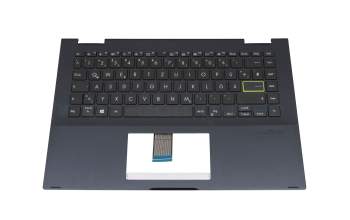 90NBORN1-R31GE2 original Asus keyboard incl. topcase DE (german) black/black