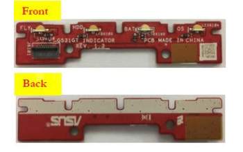 Asus 90NR03C0-R10040 G712LWS INDICATOR BD.