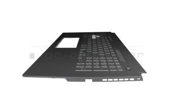 90NR0901-R31GE1 original Asus keyboard incl. topcase DE (german) black/transparent/grey with backlight