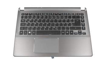 920-002508-01 original Acer keyboard incl. topcase DE (german) black/grey