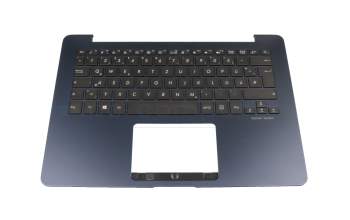 9Z.NBXBW.F0G original Asus keyboard incl. topcase DE (german) black/blue with backlight