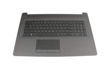 9Z.NEZSV.40G original HP keyboard incl. topcase DE (german) black/black (with PTP/for DVD, surface structure ‘brushed black’)