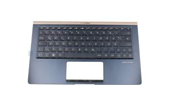 9Z.NFTBU.00G original Darfon keyboard incl. topcase DE (german) black/blue with backlight