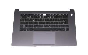 9Z.NG2SH.00G original Darfon keyboard incl. topcase DE (german) black/grey