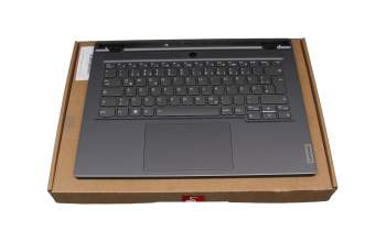 9Z.NMBBT.A0G original Darfon keyboard incl. topcase DE (german) grey/grey with backlight