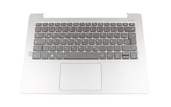 9Z.NSSBN.C0G original Darfon keyboard incl. topcase DE (german) grey/silver with backlight