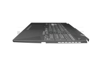 AB2GA000C00 original Asus keyboard incl. topcase DE (german) black/transparent/black with backlight