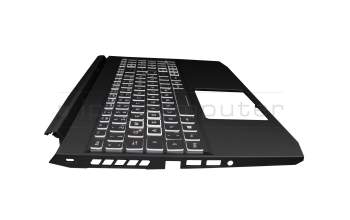 ACM20M1/6D0 original Acer keyboard incl. topcase DE (german) black/white/black with backlight