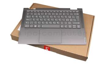 AM1FG000100 original Lenovo keyboard incl. topcase CH (swiss) grey/grey with backlight