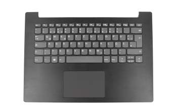 AM299000100 original Lenovo keyboard incl. topcase DE (german) grey/black fluted