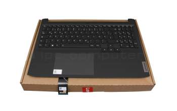 AM39J000300 original Lenovo keyboard incl. topcase DE (german) black/black with backlight RGB