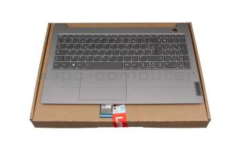 AP2XE000H00 original Lenovo keyboard incl. topcase FR (french) black/grey with backlight