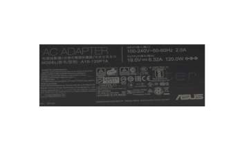 Asus N43 original AC-adapter 120.0 Watt rounded