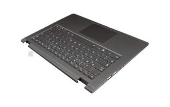 C3E430TC14E0 original Lenovo keyboard incl. topcase DE (german) grey/grey with backlight