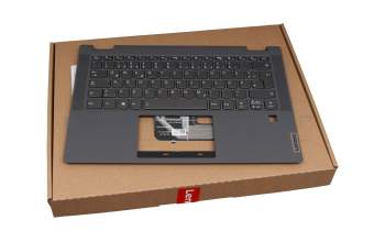 C550-14 original Lenovo keyboard incl. topcase DE (german) grey/grey with backlight