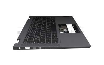 C550-14 original Lenovo keyboard incl. topcase DE (german) grey/grey with backlight