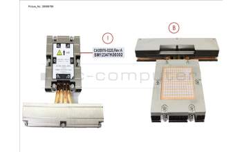 Fujitsu CA05976-0320 1U EVAC HEATSINK_360W_CU