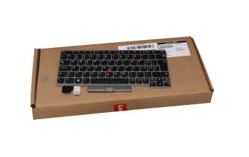 CMSNBL-84CH original Lenovo keyboard CH (swiss) black/silver matt with mouse-stick