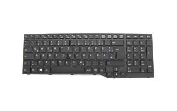 CP672250-01 original Fujitsu keyboard DE (german) black/black matte with mouse-stick