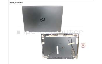 Fujitsu CP801275-XX LCD BACK COVER ASSY (FHD)