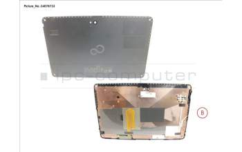 Fujitsu CP808475-XX LCD BACK COVER FOR SIM W/ FNG, SCREW